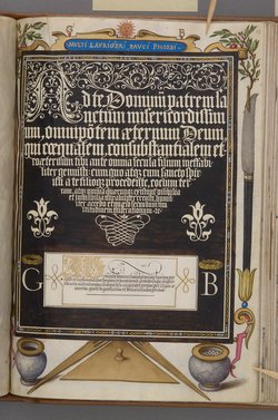 Schriftmusterbuch; 127 Blatt Pergament
