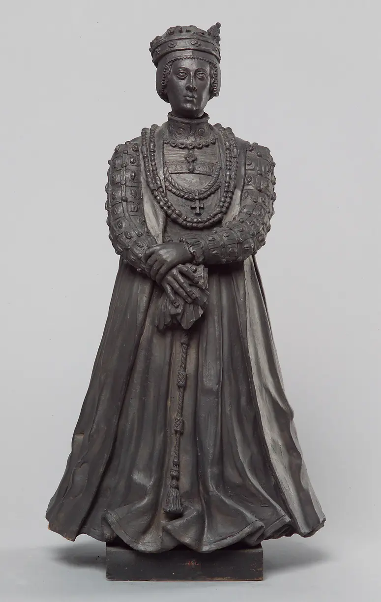 Anna von Böhmen und Ungarn, Anna Jagiello, Statue, Statuette, Terracotta