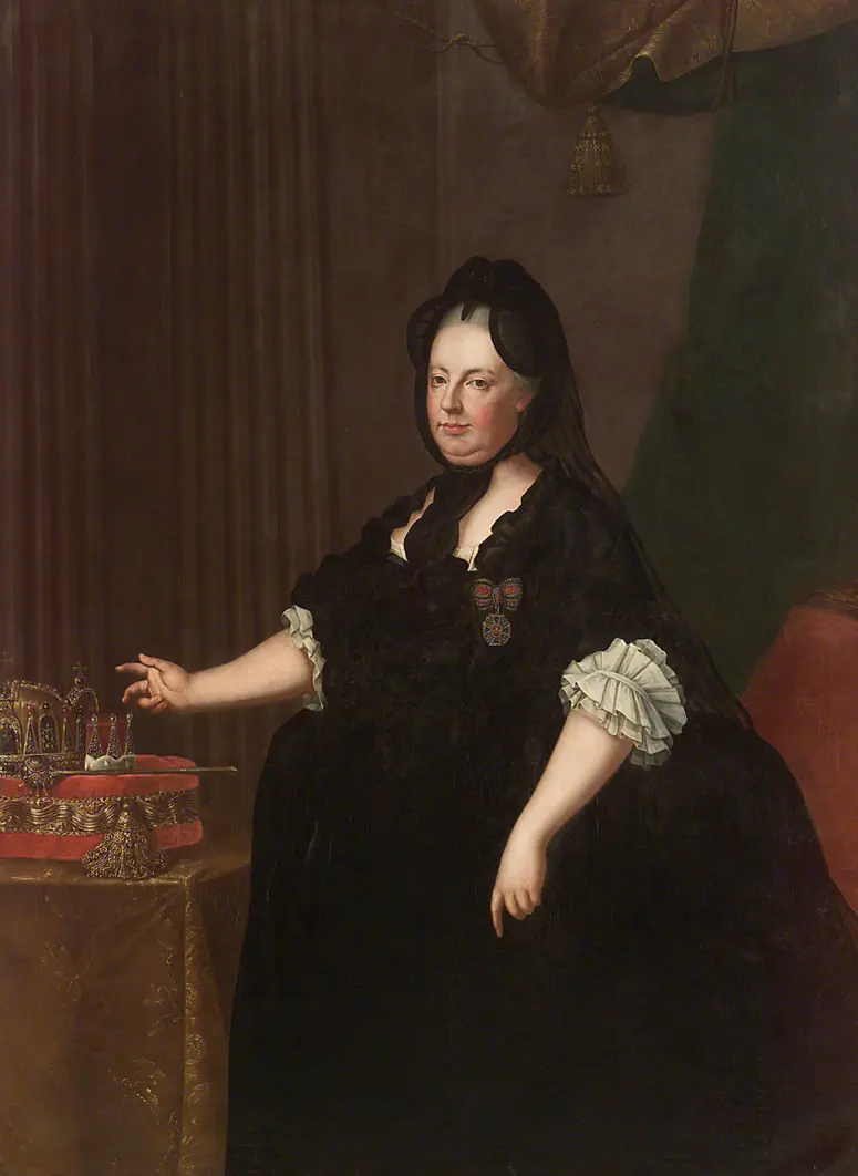 Kaiserin Maria Theresia (1717-1780) in Witwentracht