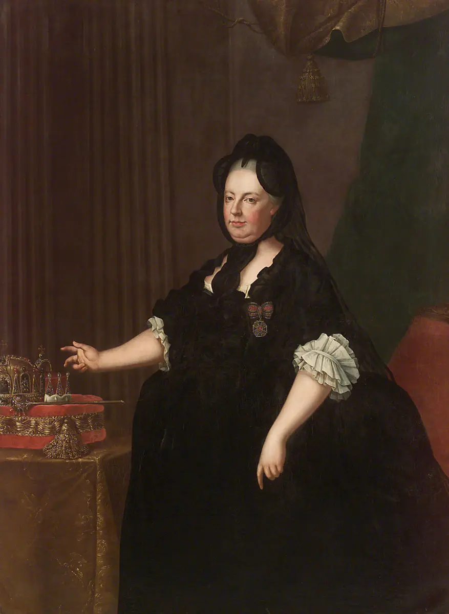 Kaiserin Maria Theresia (1717-1780) in Witwentracht