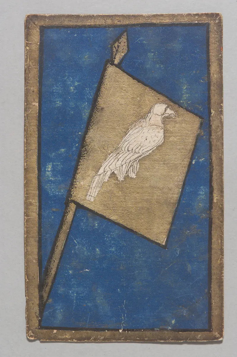 Spielkarte Falken Banner (Zehn) aus dem 