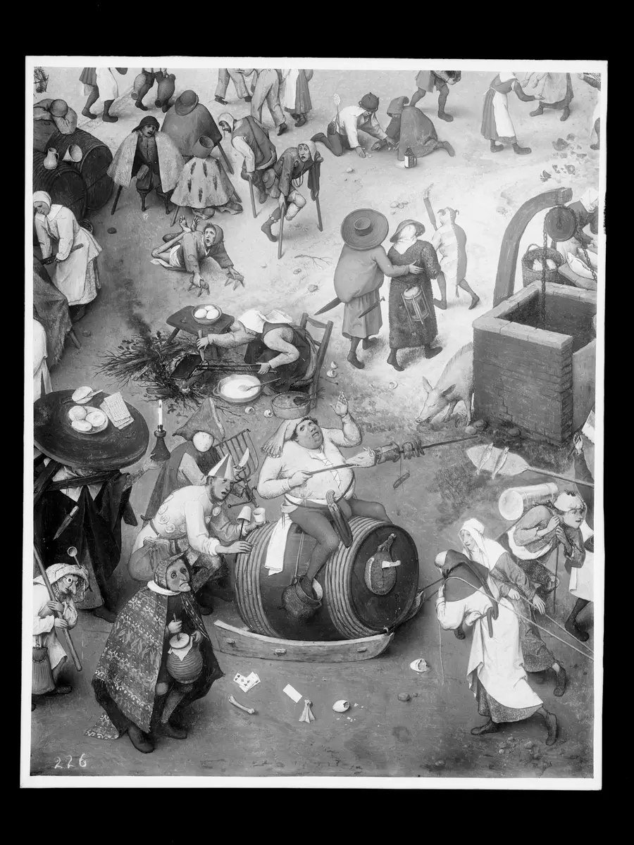 Kampf zwischen Fasching und Fasten