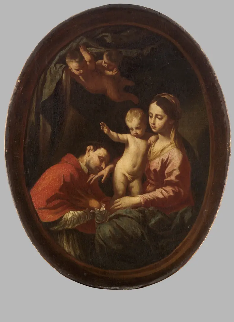 Maria mit Kind und dem hl. Karl Borromäus