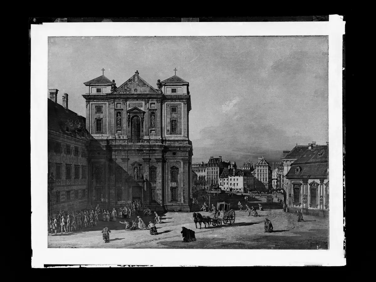 Die Freyung in Wien, Ansicht von Nordwesten