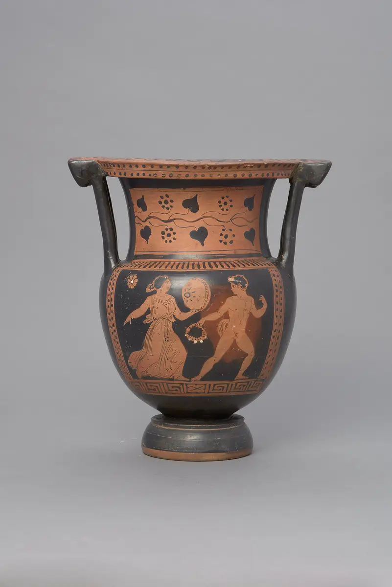 Mänade und Satyr