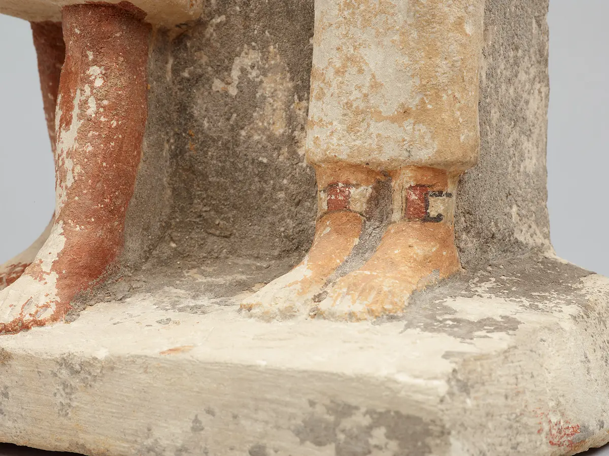 Kopflose Zweiergruppe des Schepses-ptah und seiner Frau Ni-si-redi