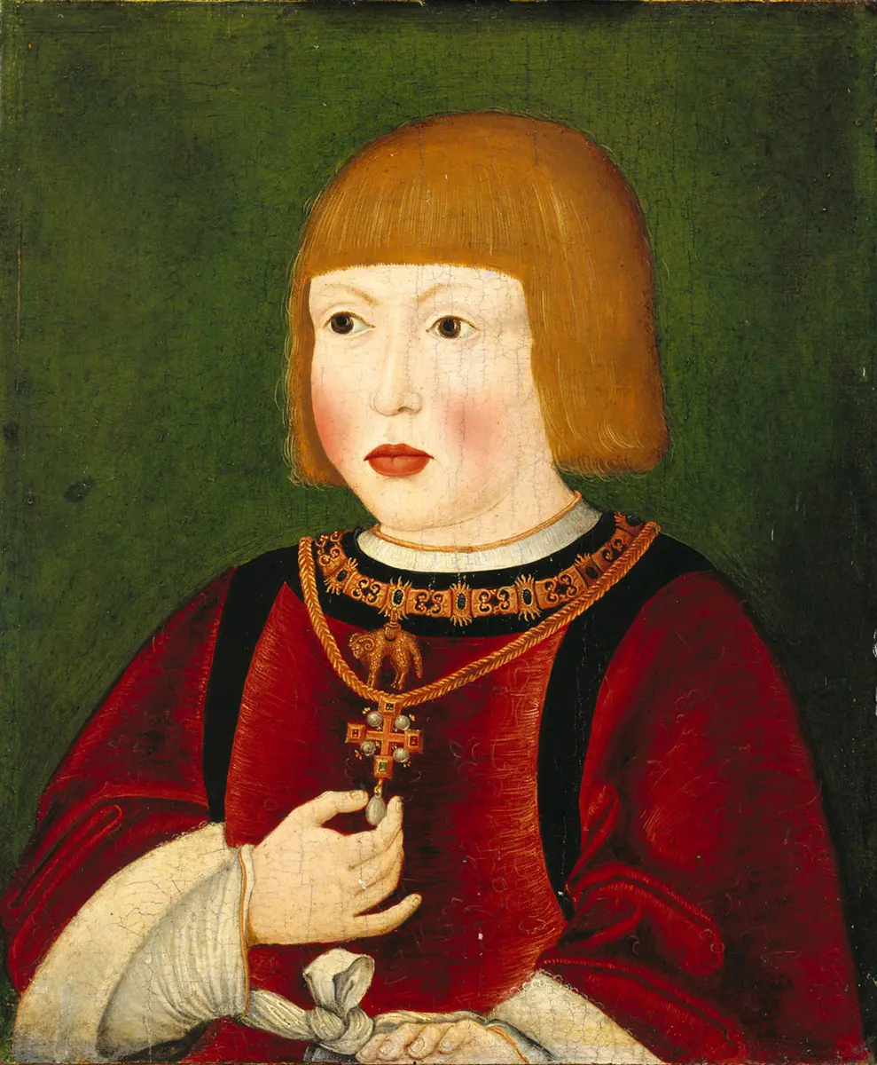 König Ludwig II. (1506-1526) von Ungarn als Zehn- bis Zwölfjähriger, Brustbild