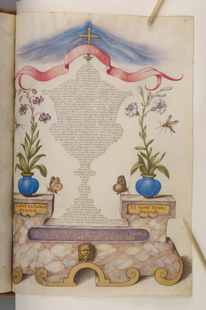 Schriftmusterbuch; 127 Blatt Pergament