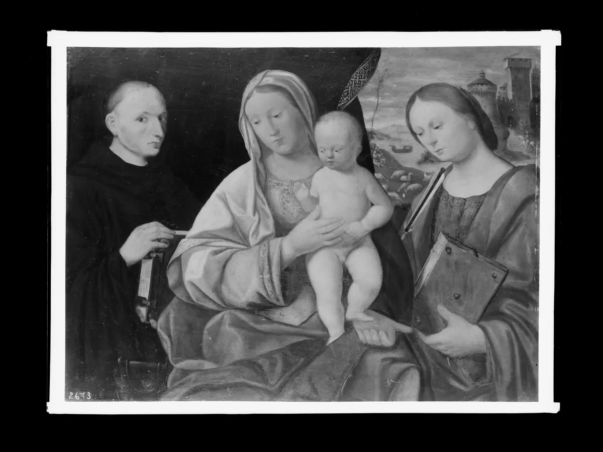 Heilige Familie mit hll. Leonardo und Ursula