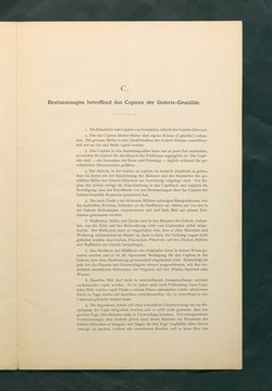Bestimmungen für den Dienstbetrieb in den kunsthistorischen Sammlungen des Allerhöchsten Kaiserhauses