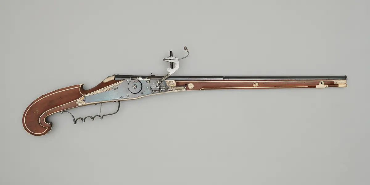 Hinterladegewehr mit Radschloss