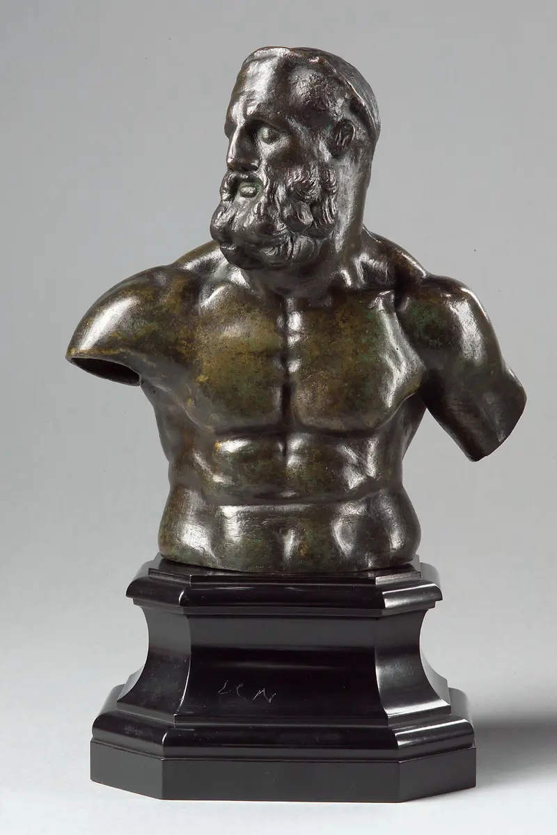 Statuette, Kleinbronze, Bronze, Herkules, Herakles