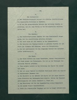 Dienstordnung für Bergungsstellen mit Nachtrag