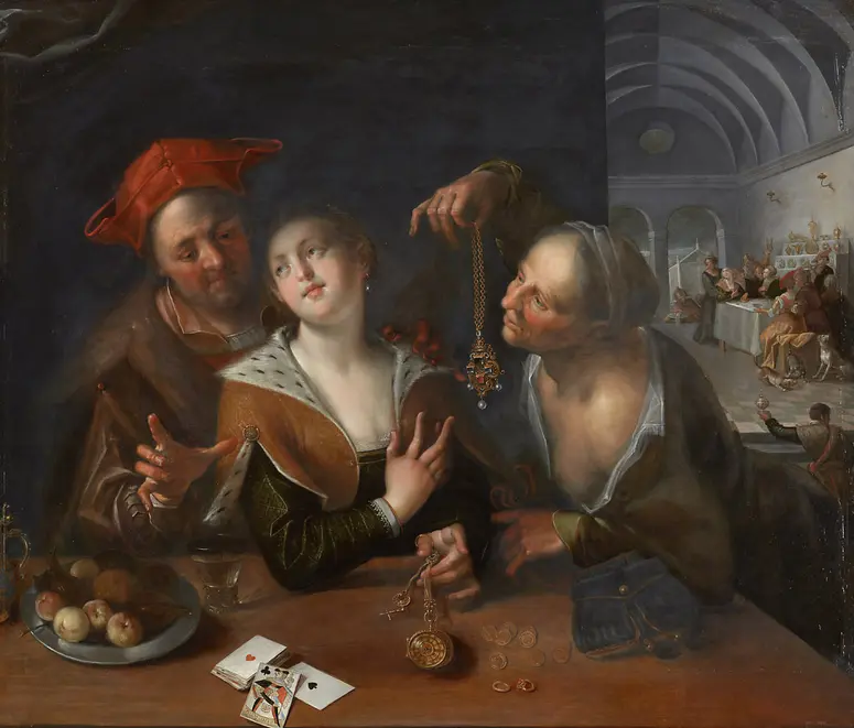 A Procuress with a Couple