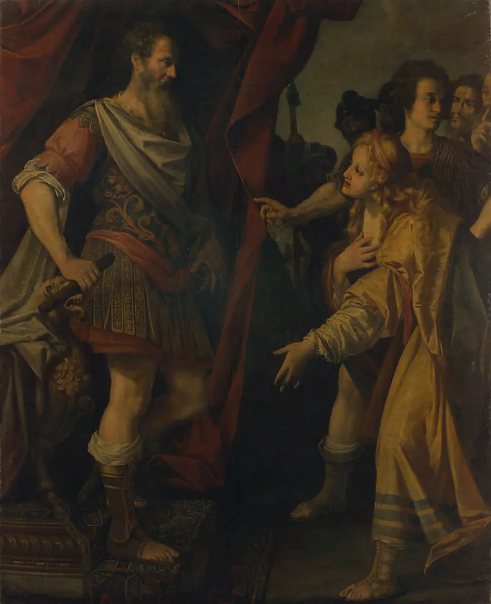 Armida im Lager der Christen (?)