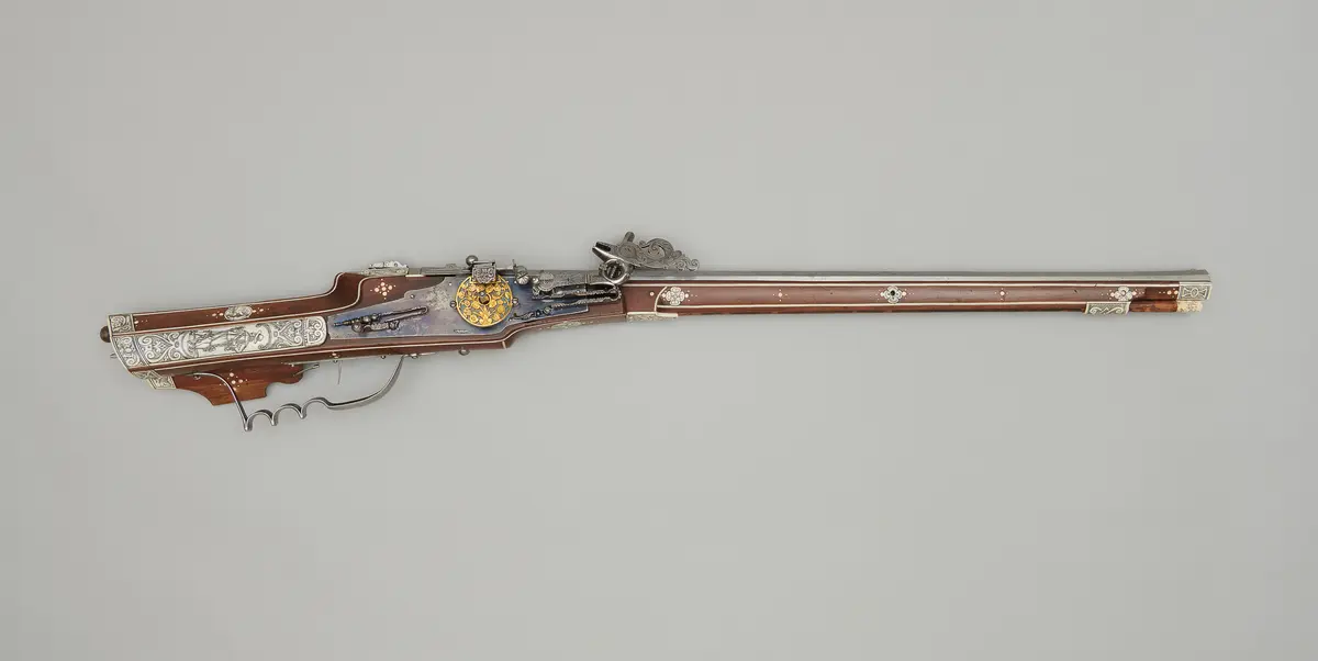 Hinterladegewehr mit Radschloss