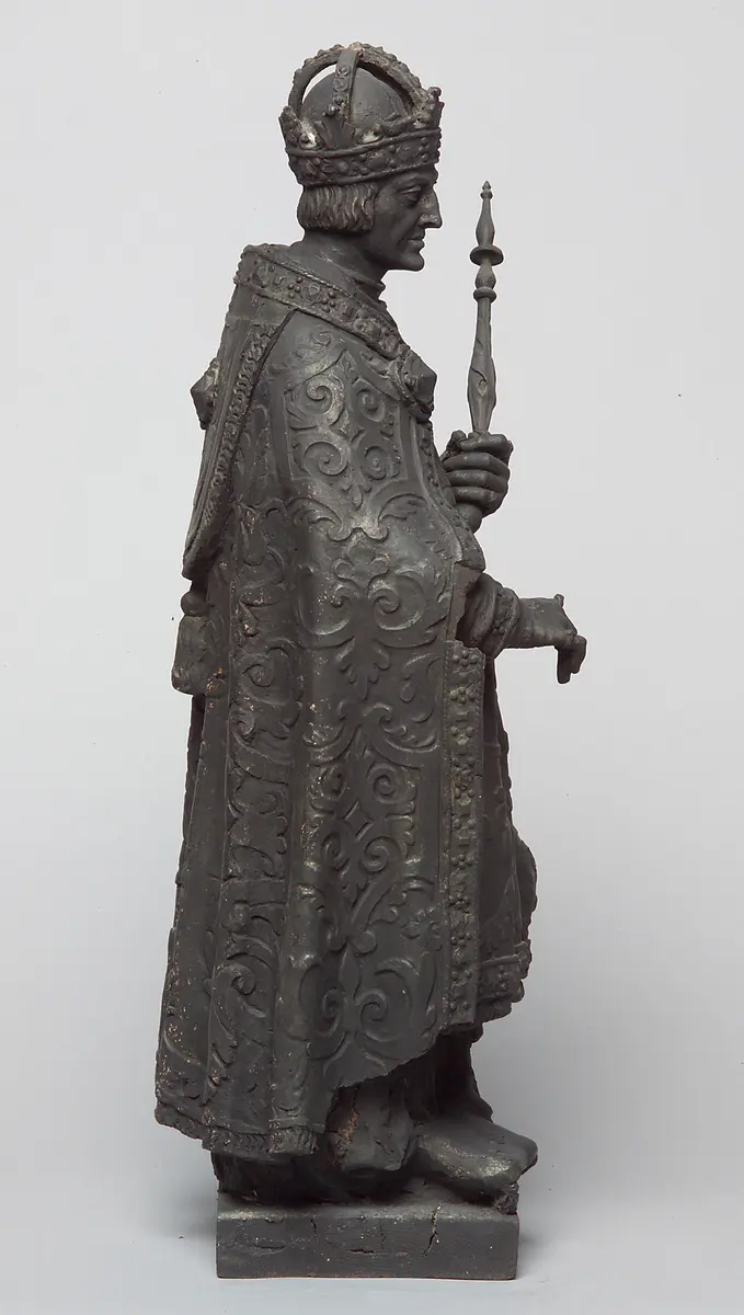 Kaiser Friedrich III., Statue, Statuette, Terracotta