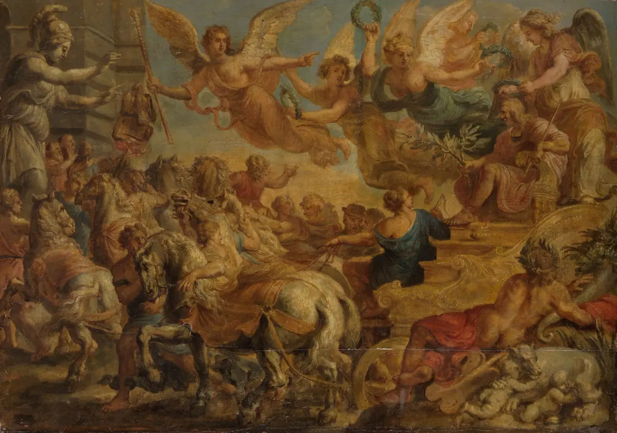Triumphzug: Scipio Africanus wird an den Toren Roms begrüßt
