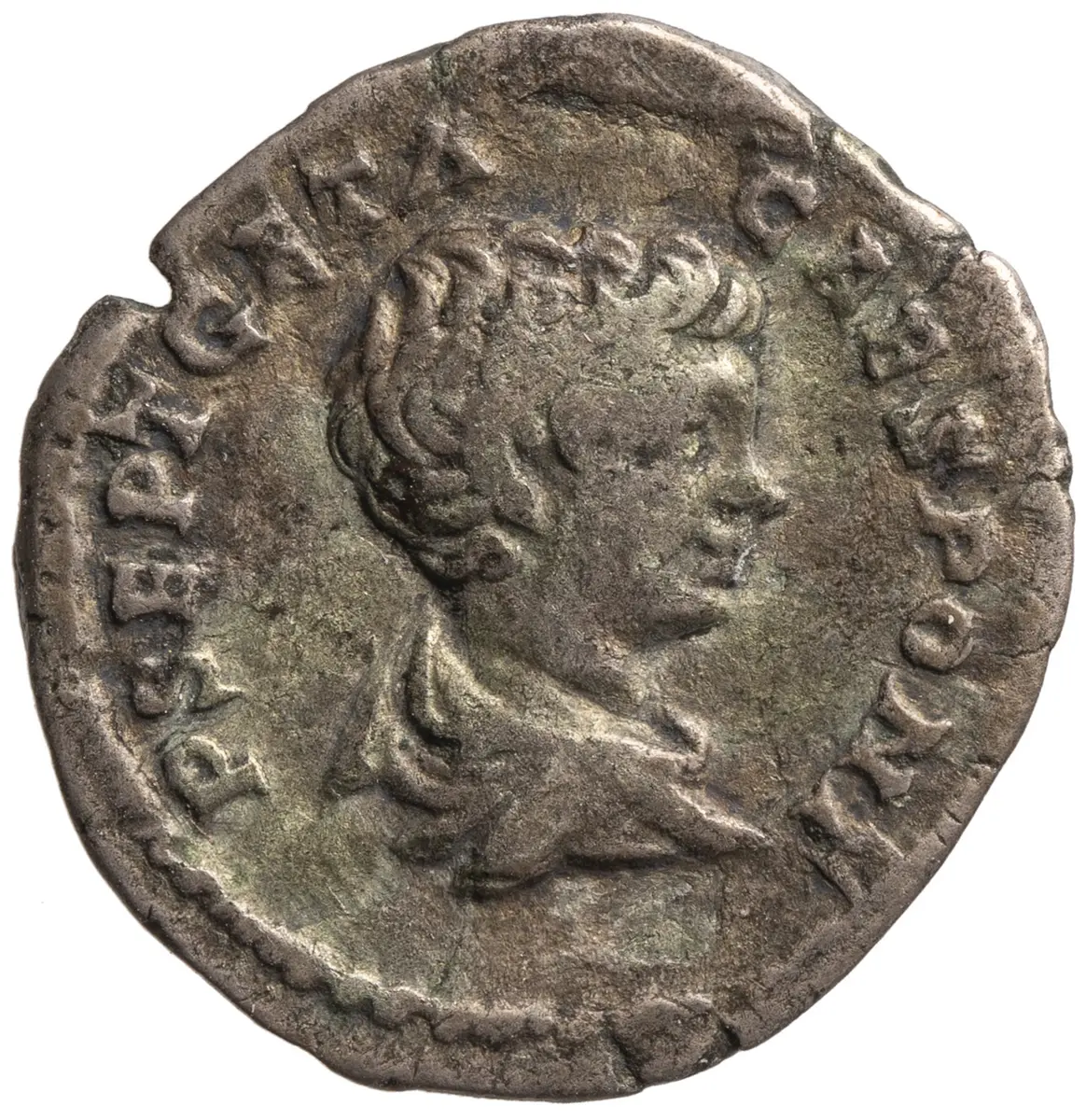 Septimius Severus mit Antoninus III. (Caracalla) und Geta (Caesar)