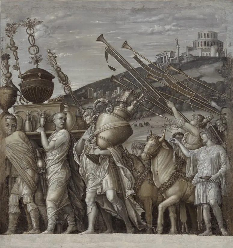 Triumphzug Cäsars: Opfertiere