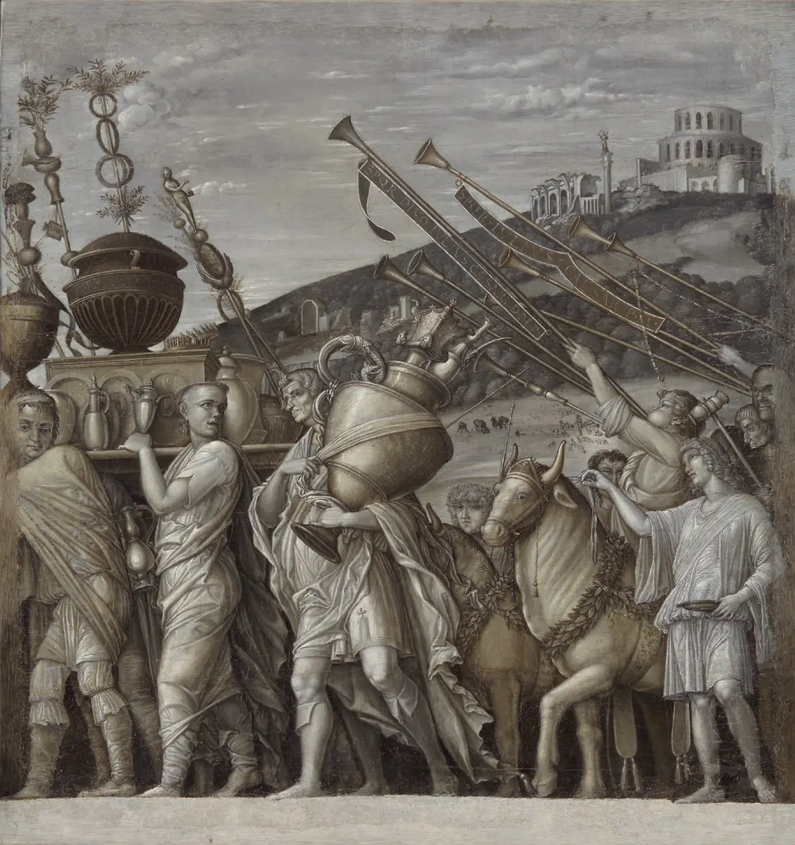 Triumphzug Cäsars: Opfertiere
