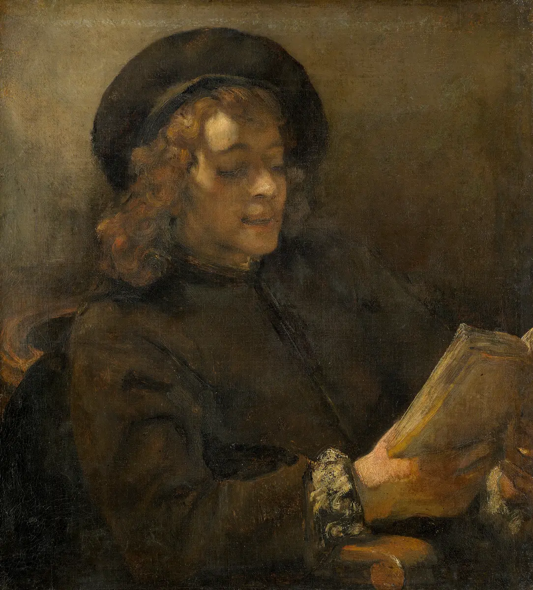 Titus van Rijn, der Sohn des Künstlers, lesend