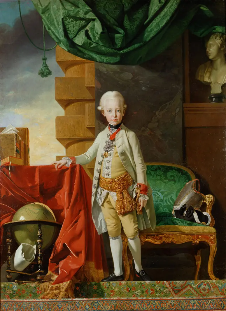 Archduke Francis Joseph Charles, the later Emperor Francis II (1768−1835), at the Age of Seven