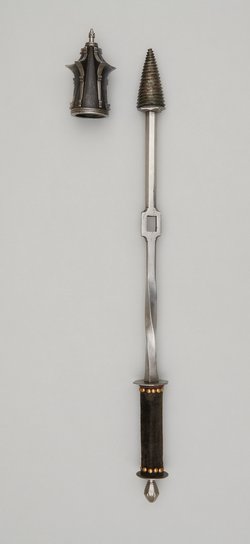 Streitkolben mit integrierter Brechschraube