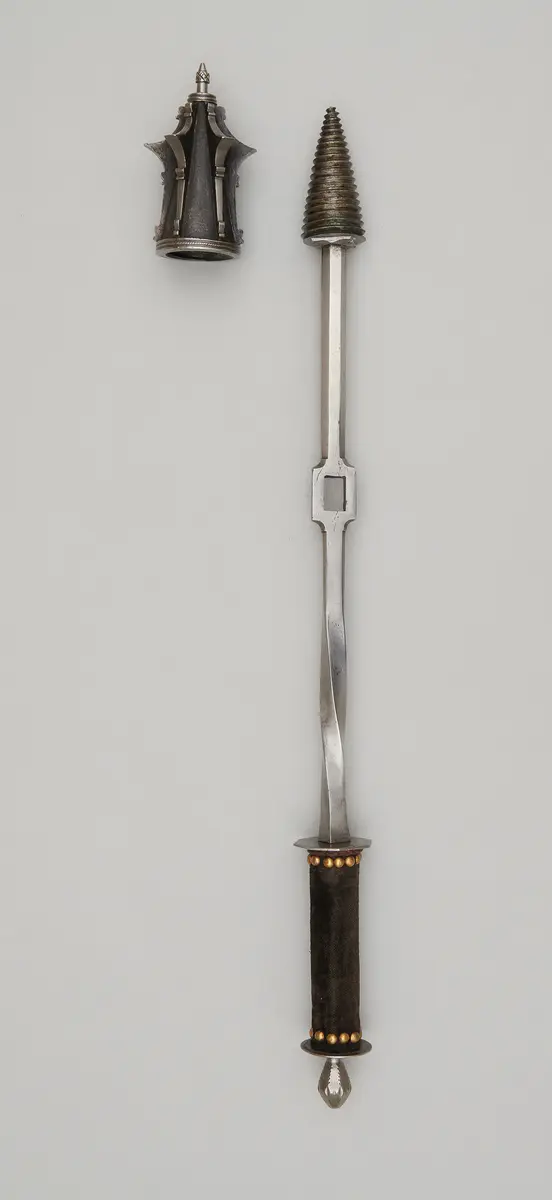 Streitkolben mit integrierter Brechschraube