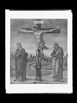 Christus am Kreuz mit Maria und Johannes