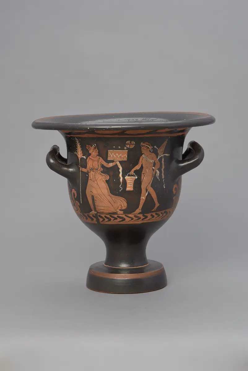 Mänade und Satyr