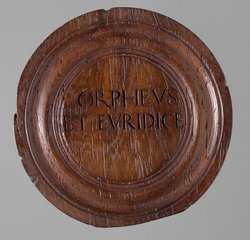 Orpheus und Eurydike; Spielstein für das Brettspiel für den "Langen Puff"