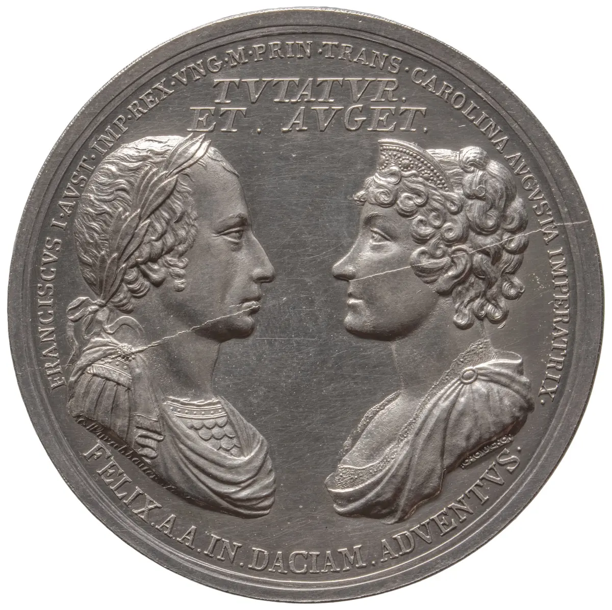 Habsburg: Franz I. und dessen vierte Gemahlin Karoline Auguste von Bayern; Ankunft in Siebenbürgen