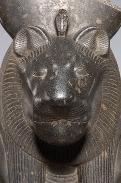 Seated statue of the goddess Sakhmet
