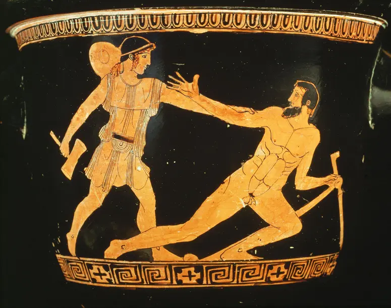 Theseus und Prokrustes