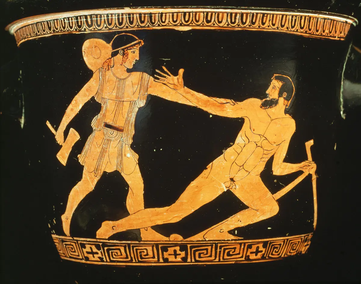 Theseus und Prokrustes
