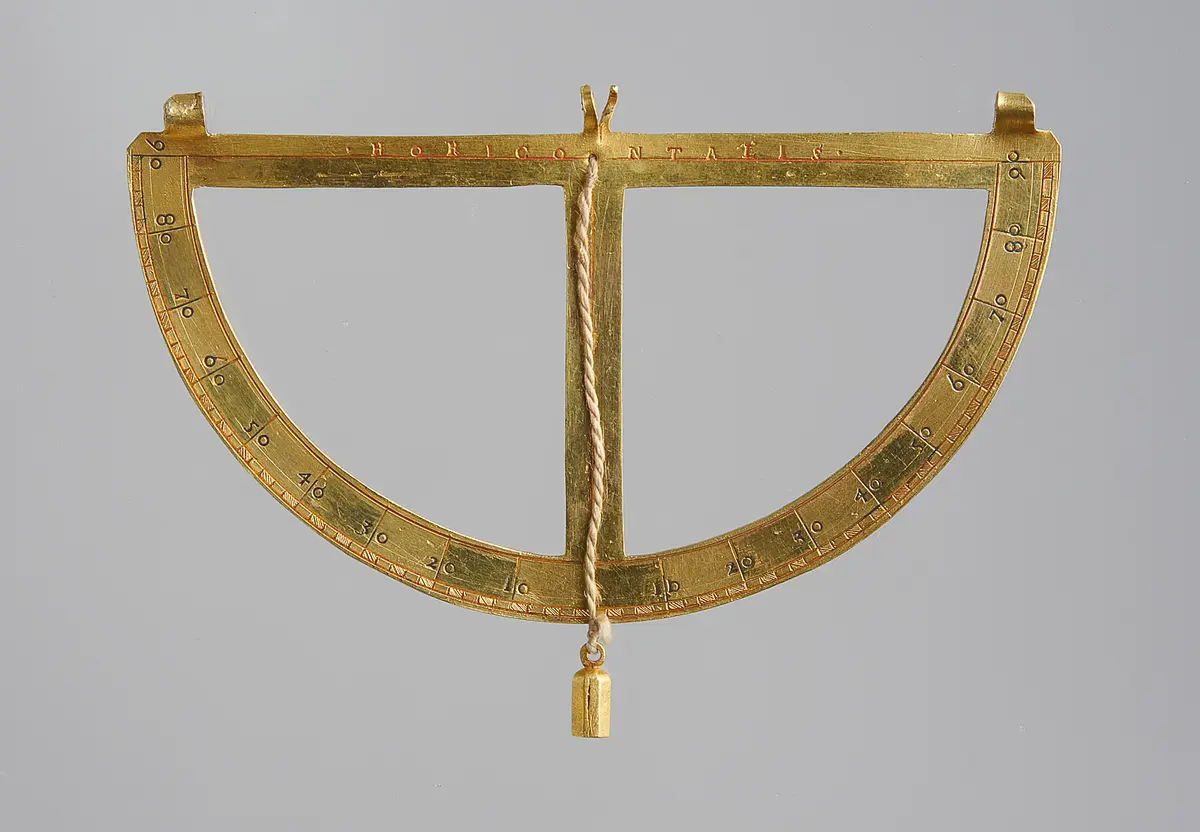 Lot mit Kreiseinteilung; Wissenschaftliches Besteck 