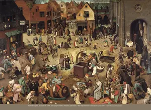 Bruegel - Fight between Carnival and Lent
