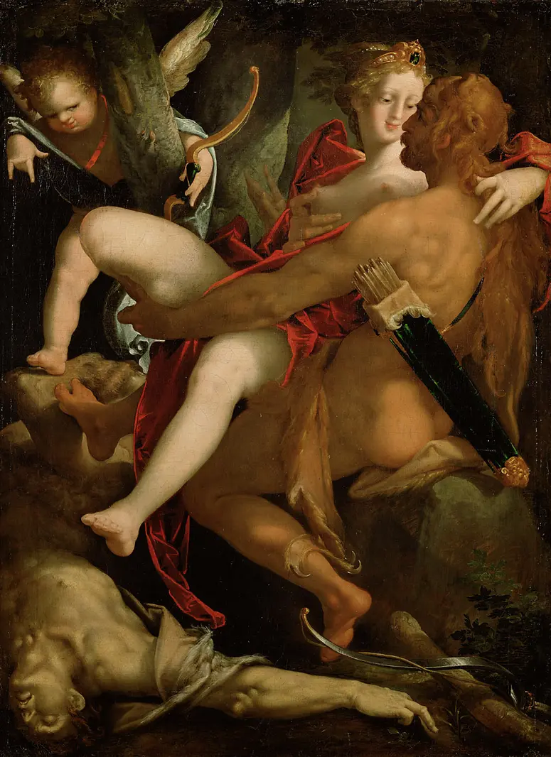 Herkules, Dejanira und der Kentaur Nessus