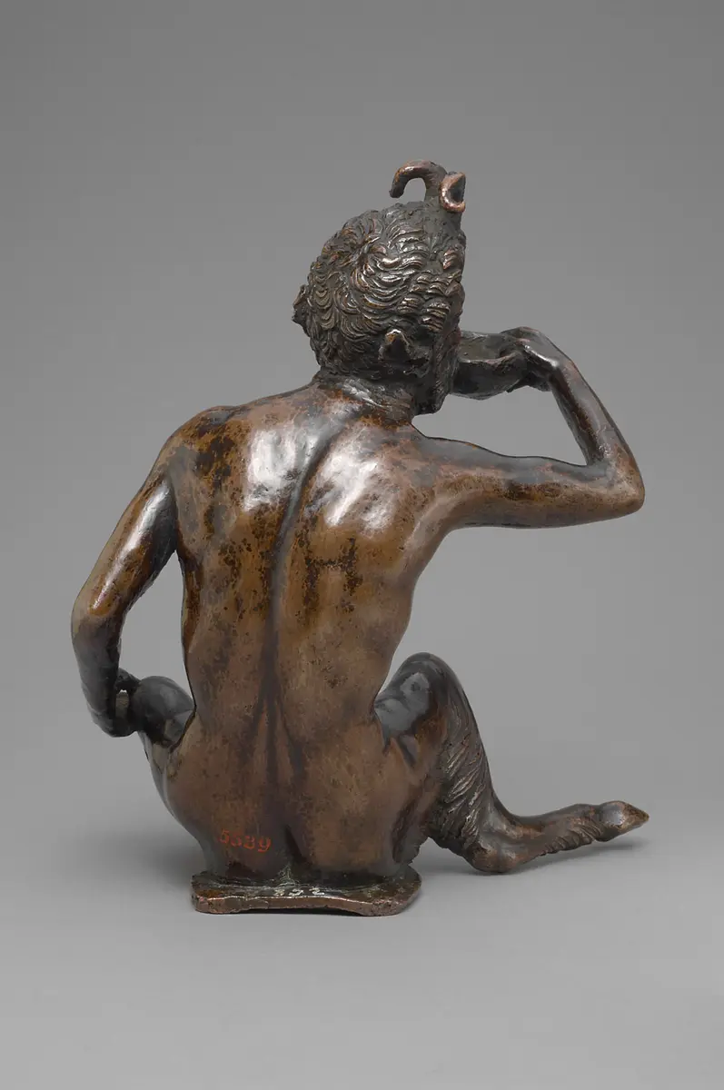 Trinkender Satyr