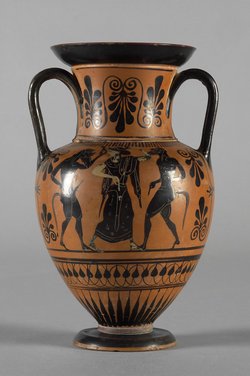 Dionysos, Silene und Mänaden
