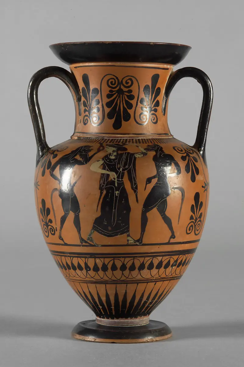 Dionysos, Silene und Mänaden