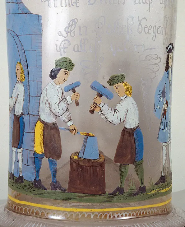 Humpen eines Schmiedemeisters
