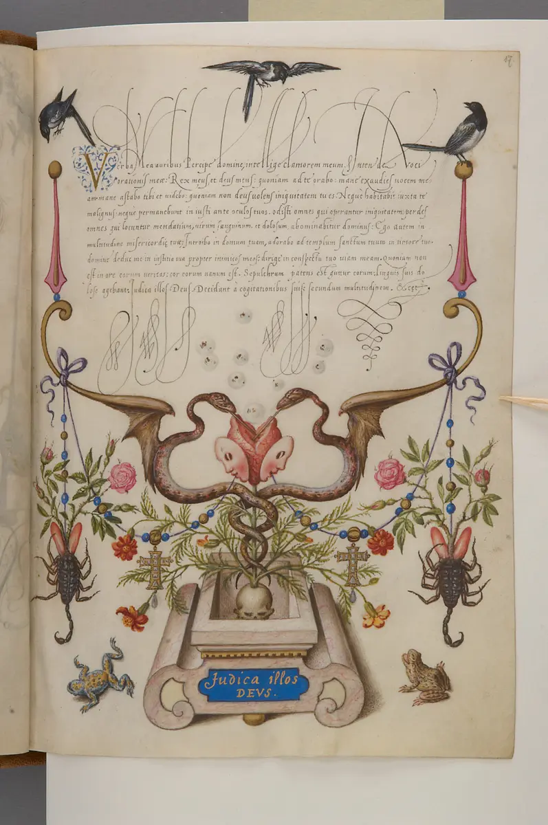 Schriftmusterbuch; 127 Blatt Pergament