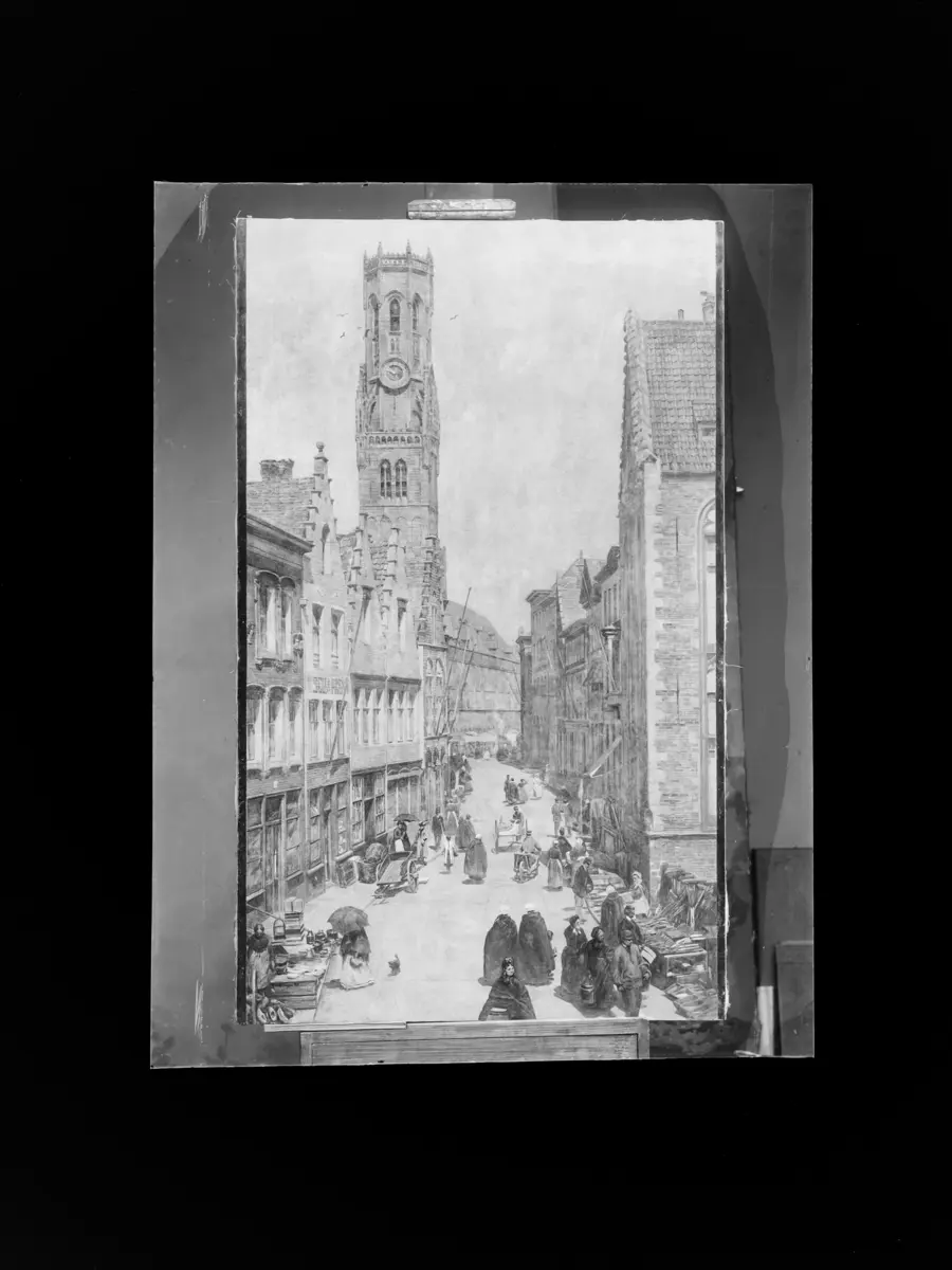 Die Wollestraat in Brügge