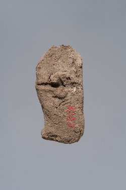 Ächtungsfigur mit Aufschrift