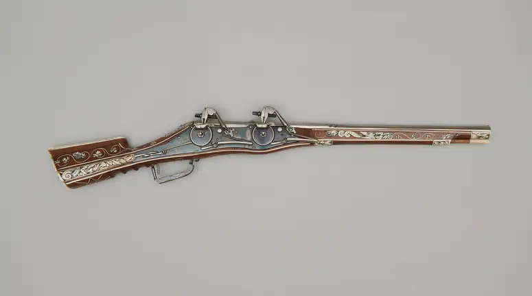 Karabiner mit doppeltem Radschloss