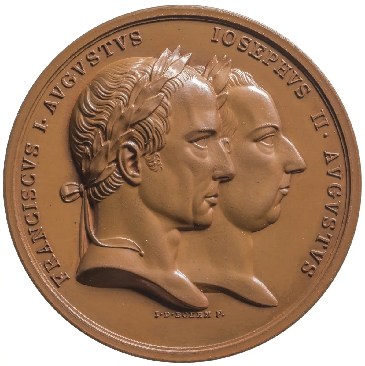 Habsburg: Kaiser Franz I. und Kaiser Joseph II.; Prämienmedaille der medizinisch-chirurgischen Akadmie in Wien