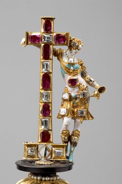 Ostensorium mit einem Dorn der Dornenkrone Christi