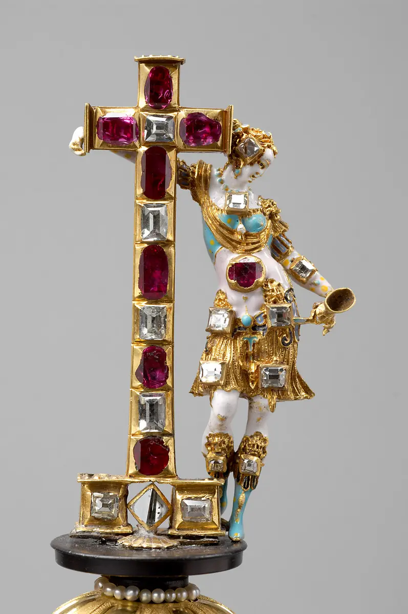 Ostensorium mit einem Dorn der Dornenkrone Christi